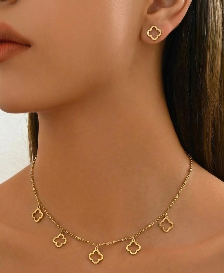 Bijoux Van Cleef (Collier et boucles d'oreilles )
