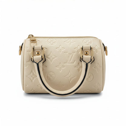 Sac Capri Ivoire — vue trois-quarts face — Beauty Store Maroc
