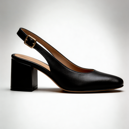 Dolce — Escarpin Slingback Noir Intense
